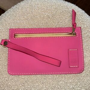 Portland Leather Goods - Pink Leather Wristlet